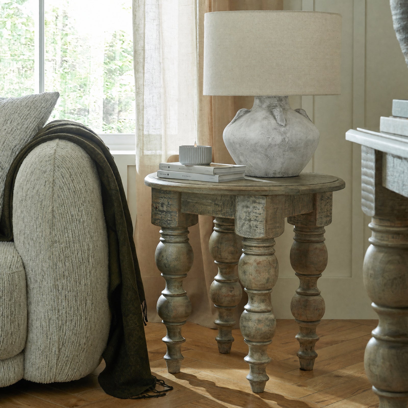 Athena Stone Lekanis Lamp