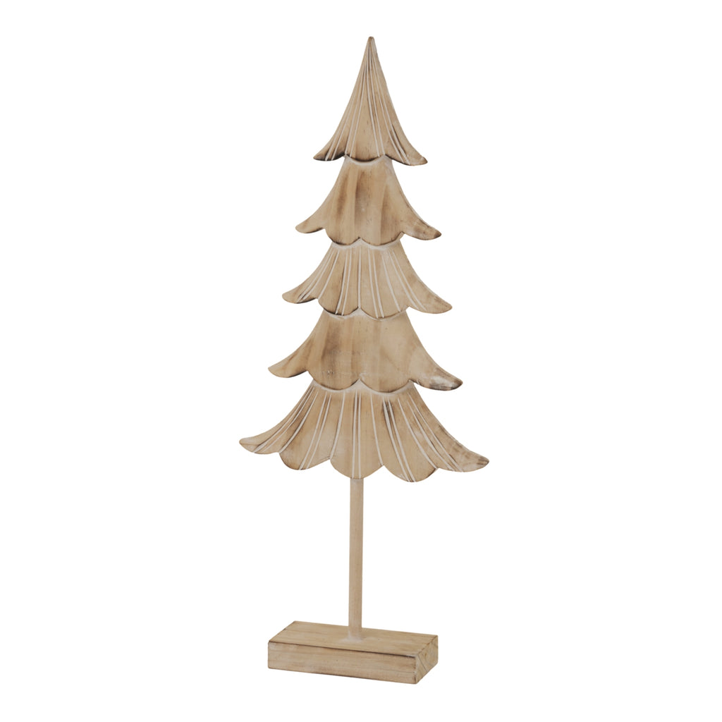 Large Rustic Fir Tree On Stand