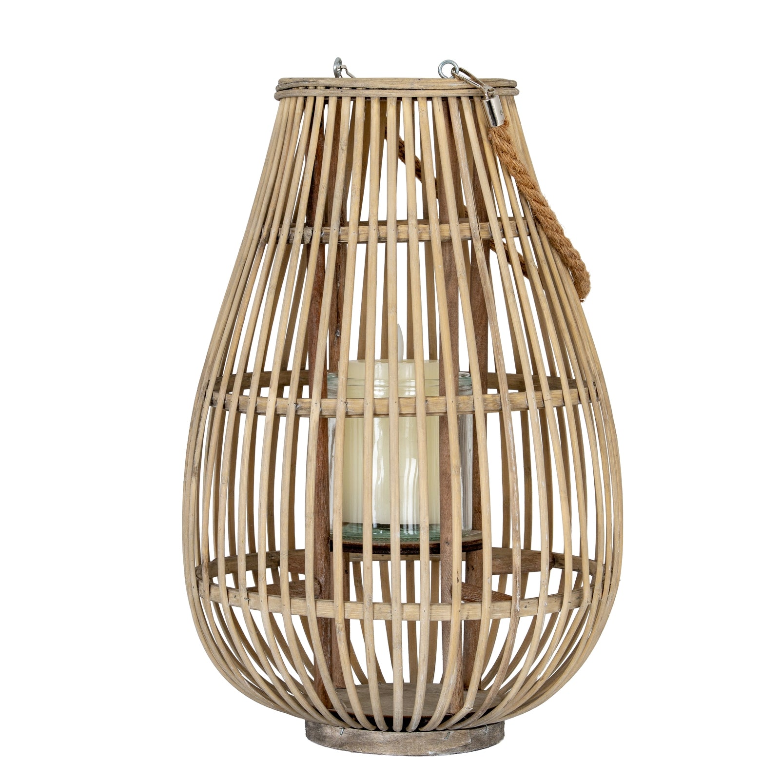 Medium Ellipse Lantern With Glass Holder