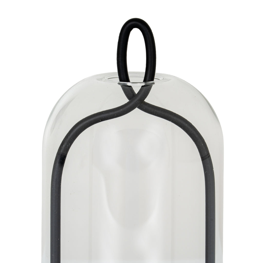 Nyx Medium Candle Holder With Glass Cloche