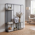 Axis Shelf Unit With Glass Shelves