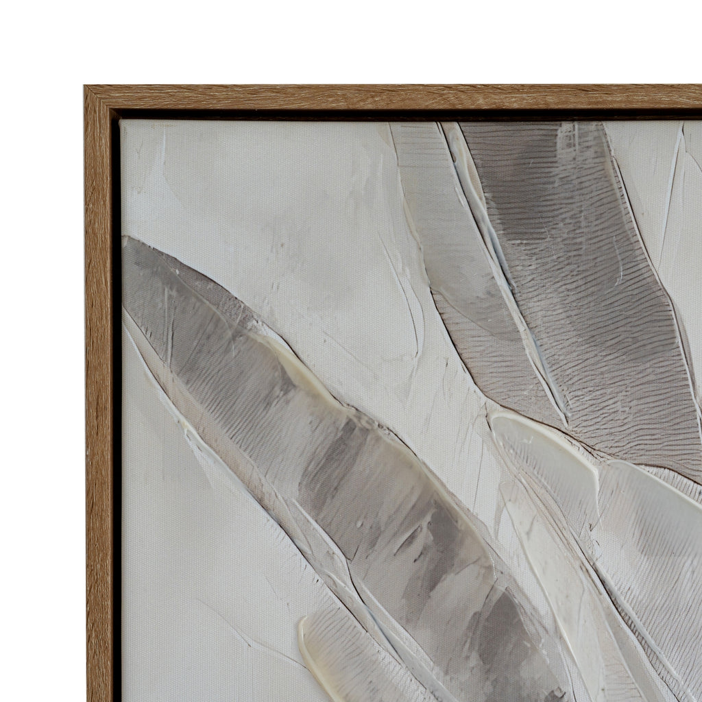 Folira Hand Painted Canvas In Frame