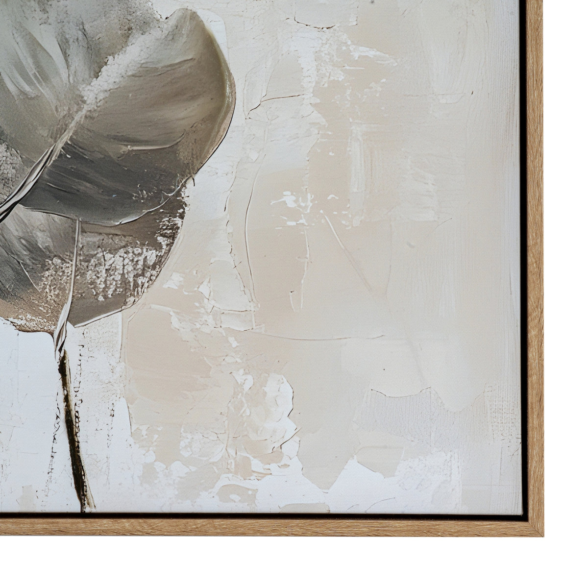 Silvra Hand Painted Canvas In Frame