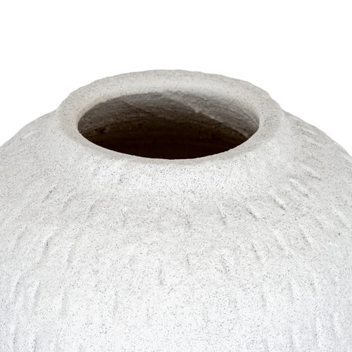 Ashen Medium Round Vase