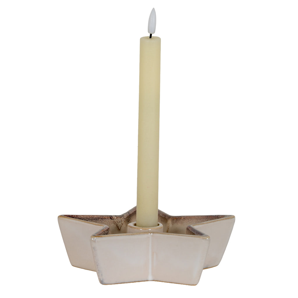 Small Solace Cement Star Candle Holder