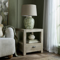 Green Clover Ceramic Pot Lamp