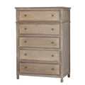 Delphine Collection Tall 5 Drawer Chest