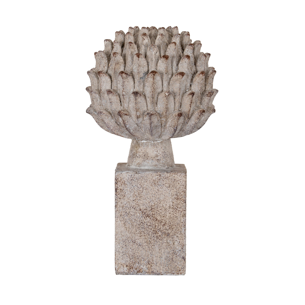 Ferro Large Artichoke on Plinth