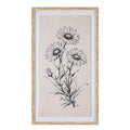 Sketchbook Daisies in Frame