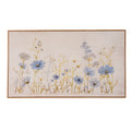 Wildflower Meadow Hand Painted Canvas in Frame