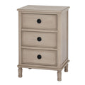 The Rowan Collection 3 Drawer Bedside Table