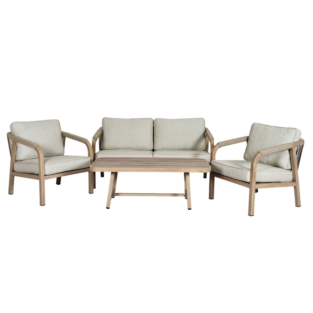 Harlow Collection Outdoor 4 Seater Lounge Set