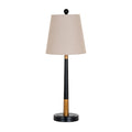Everly Table Lamp With Grey Linen Shade