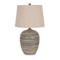 Harbour Ceramic Table Lamp With Linen Shade